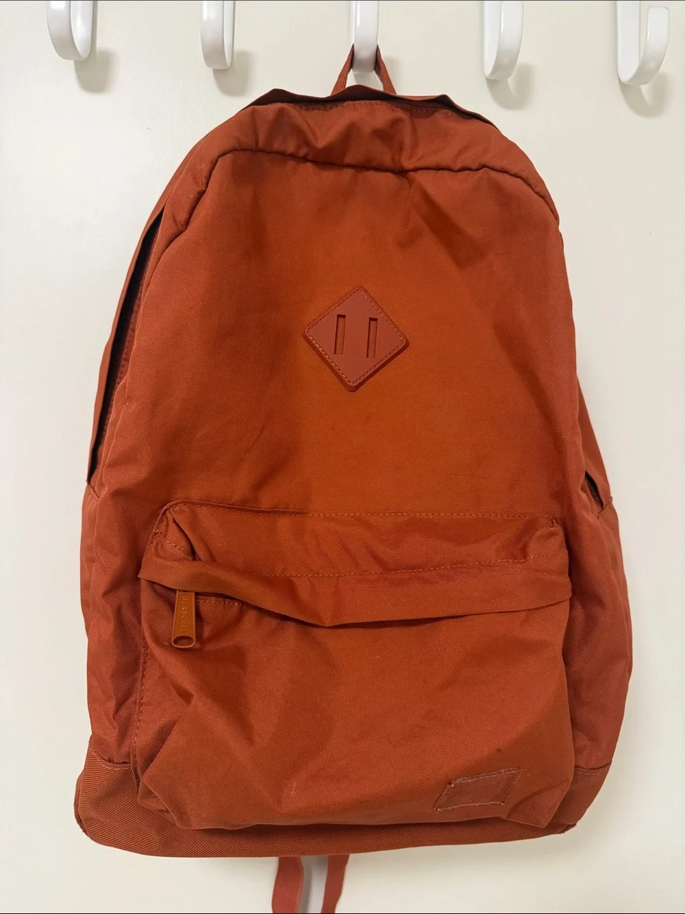 Everyday Rust Orange Canvas Backpack for Women